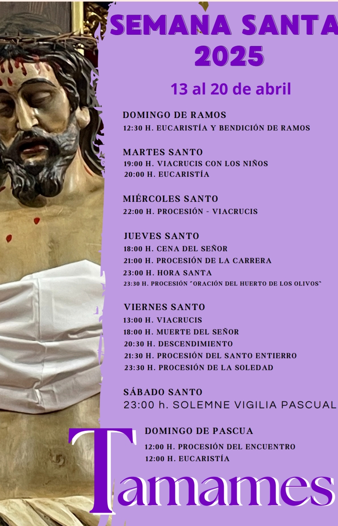 Semana Santa en Tamames 2025 Tamames